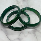 Oversize Green Jade Bangle