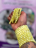 Lemon Jade Bracelet~ Optimism & Abundance