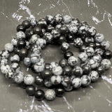 Snowflake Obsidian Bracelet ~ Purity & Balance