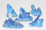 Small Tanzine (Blue) Aura Quartz Cluster