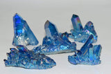 Small Tanzine (Blue) Aura Quartz Cluster