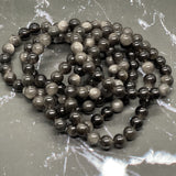 Silver Obsidian Bracelet ~ Awakening Focus & Protection