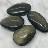 Golden Obsidian Palmstones