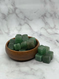 Green Strawberry Quartz Cube