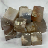 Flower Agate Cube