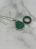 Green Jade Mini Bundle (Necklace & Ring)