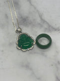 Green Jade Mini Bundle (Necklace & Ring)