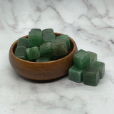 Green Strawberry Quartz Cube