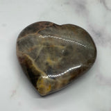 Black Moonstone Heart