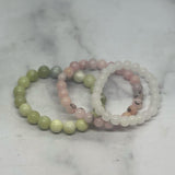 The Jaded Stack (White Jade, Pink Jade & Burmese Jade)