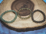 The Cash Stack  (Green Aventurine, Citrine, Pyrite Bracelets)