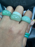 Green Aventurine Dome Ring