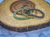 The Cash Stack  (Green Aventurine, Citrine, Pyrite Bracelets)